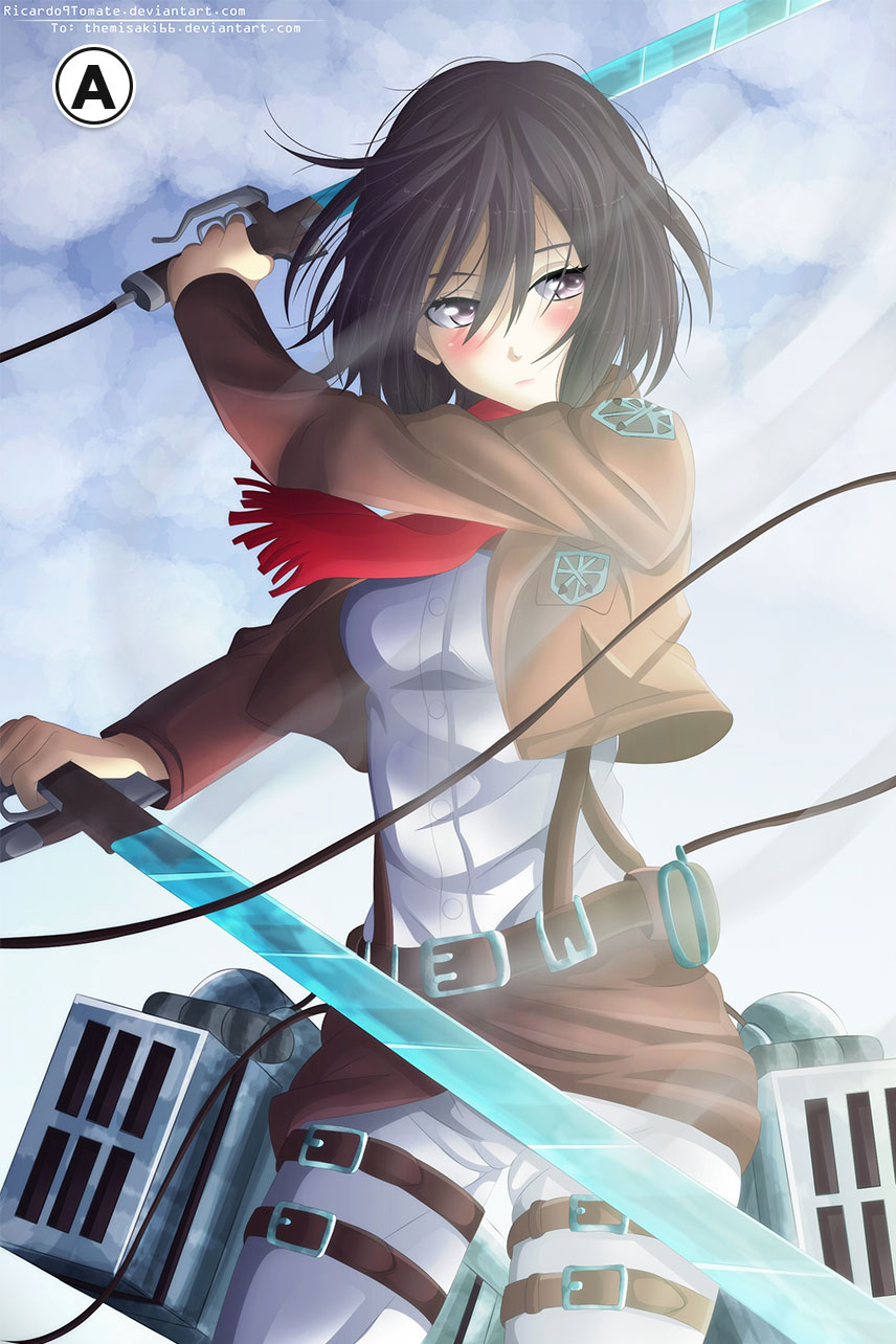 Mikasa Ackerman Anime Posters Ver2 - Anime Posters (animeposters.net)