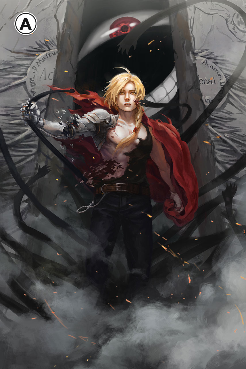 Christ-EZ Fullmetal Alchemist Anime Poster Brotherhood Full Metal Hagane no  renkinjutsushi - Matte poster Frameless Gift 11 x 17 inch(28cm x 43cm)