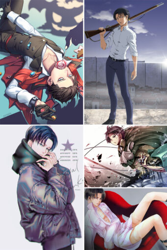 Levi Ackerman Anime Posters Ver2