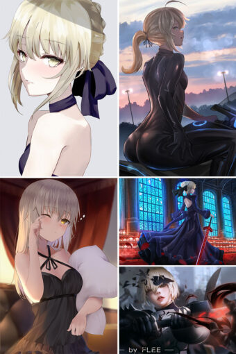 Saber Alter Anime Posters Ver1