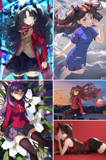 Tohsaka Rin Anime Posters Ver1