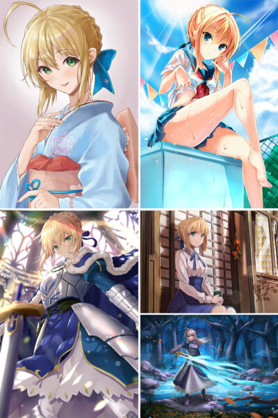 Saber Anime Posters Ver2