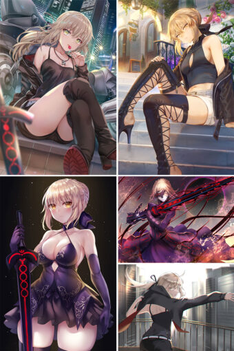 Saber Alter Anime Posters Ver2