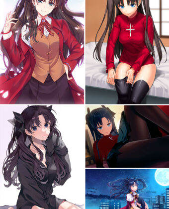 Tohsaka Rin Anime Posters Ver2