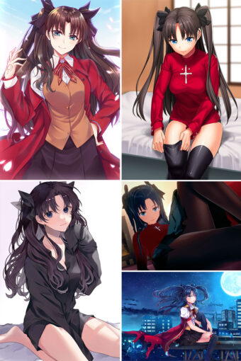 Tohsaka Rin Anime Posters Ver2