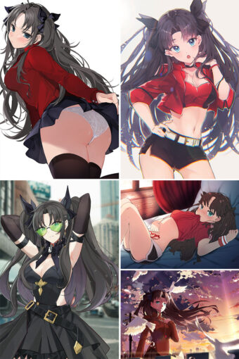 Tohsaka Rin Anime Posters Ver3