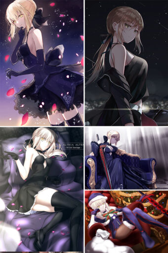 Saber Alter Anime Posters Ver3