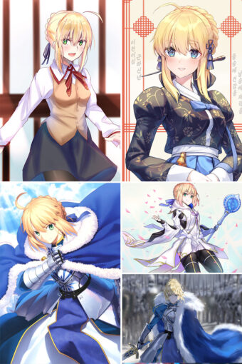 Saber Anime Posters Ver3