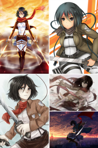 Mikasa Ackerman Anime Posters Ver4