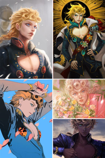 Giorno Giovanna Anime Posters