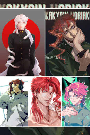 Kakyoin Noriaki Anime Posters Ver3