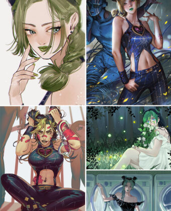 Kuujou Jolyne Anime Posters Ver1