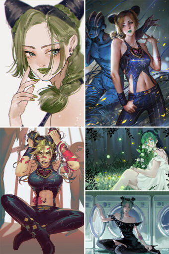 Kuujou Jolyne Anime Posters Ver1