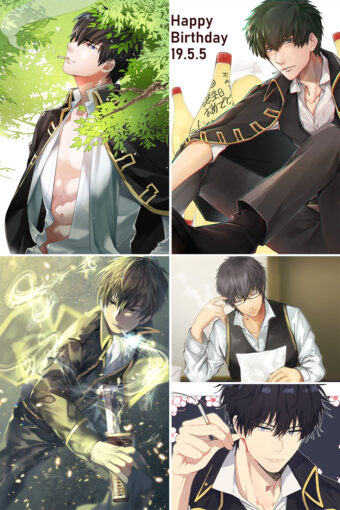 Hijikata Toushirou Anime Posters Ver2