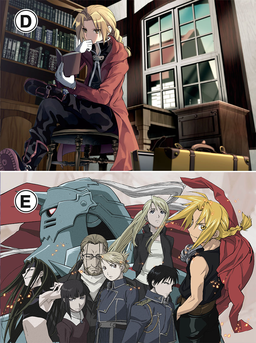 Fullmetal Alchemist Brotherhood Characters Anime Poster – My Hot Posters