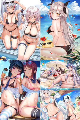 Swimsuit Girl Anime Posters Ver2