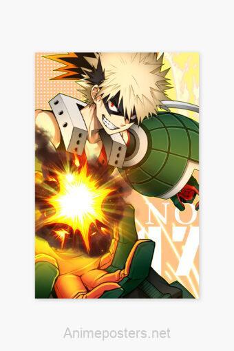 Bakugou Katsuki Poster Ver3