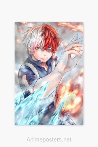 Todoroki Shouto Poster Ver2