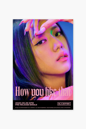 BLACKPINK How You Like That Jisoo Poster