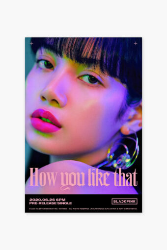 BLACKPINK How You Like That Lisa Poster