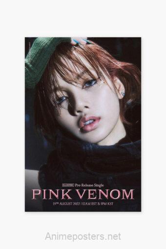 BLACKPINK Lisa Pink Venom Poster
