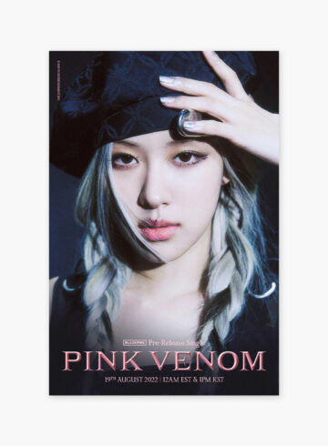BLACKPINK Pink Venom Rose Poster