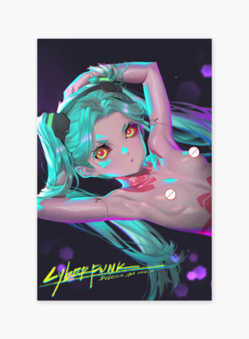 Cyberpunk Edgerunners Rebecca Hentai Poster