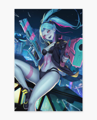 Cyberpunk Edgerunners Rebecca Poster