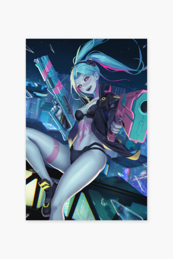 Cyberpunk Edgerunners Rebecca Poster