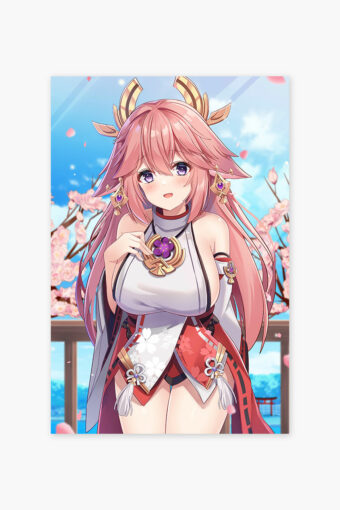 Yae Miko Genshin Impact Poster