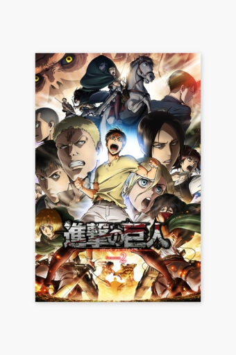 Attack On Titan Season 2 Poster Ver1