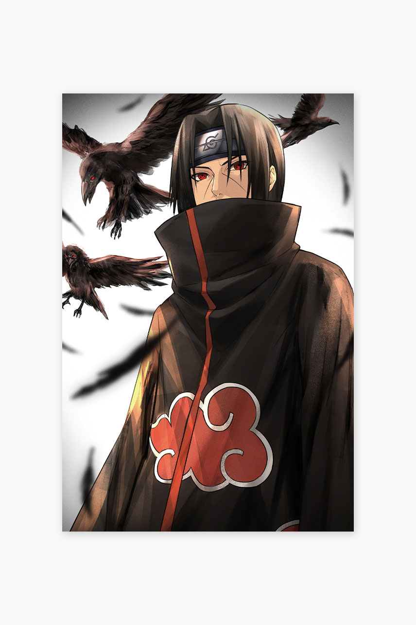 QUADRO ANIME SASUKE E ITACHI - NARUTO - TAMANAHO 40X60