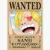 One Piece Sanji Wanted Poster