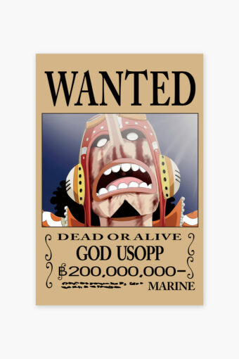 One Piece Usopp Wanted Poster