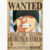 One Piece Zoro Wanted Poster