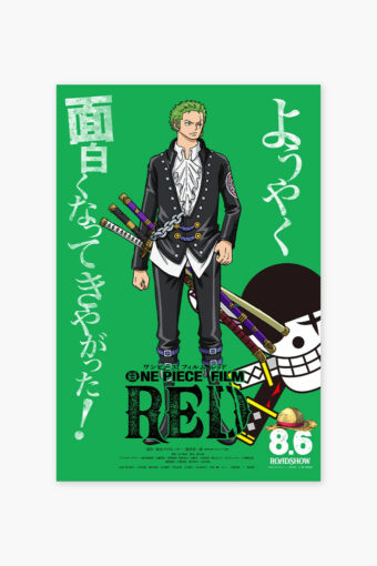 Zoro One Piece Film Red Poster