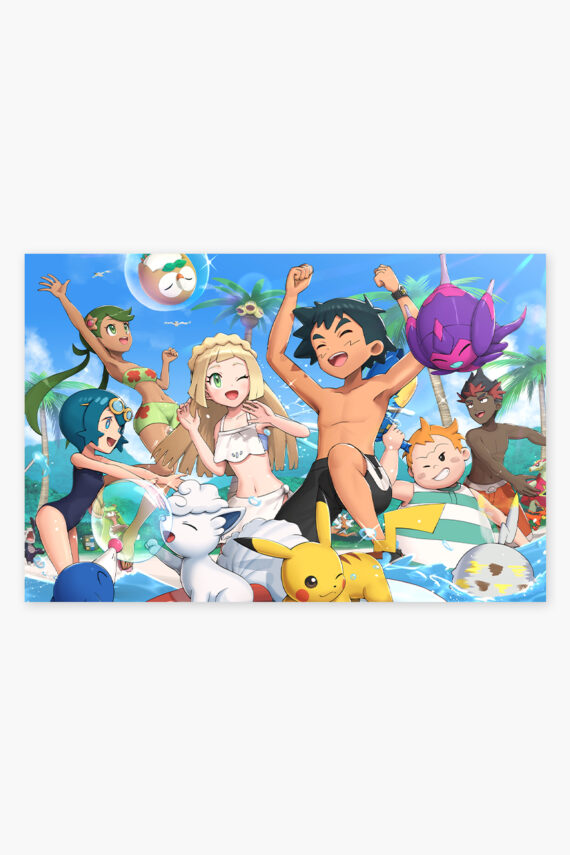 Pokemon Sun Moon Anime Poster