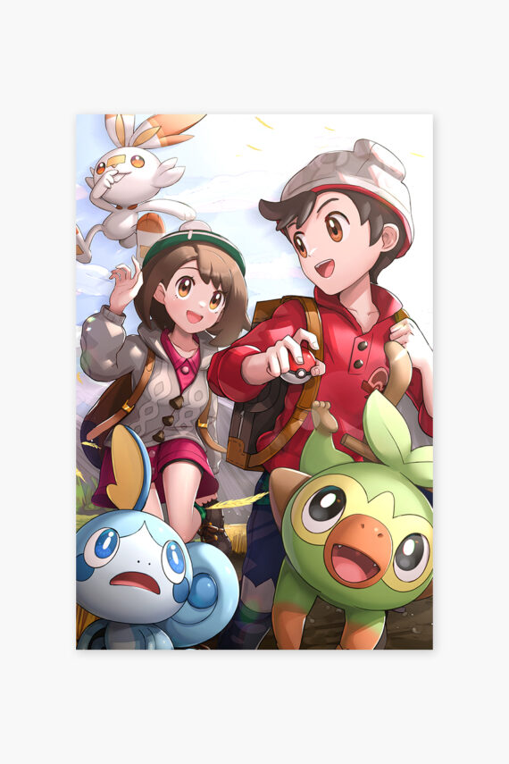 Pokemon Sword and Sheild Anime Poster