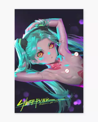 Cyberpunk Edgerunners Rebecca Hentai Poster
