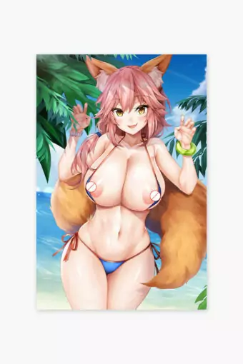 Tamamo no Mae Fate Grand Order Hentai Poster